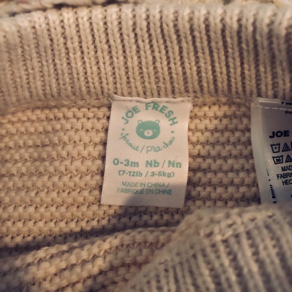 3-6m neutral Baby Girl Knit Set - Picture 5 of 6